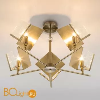 Потолочная люстра Eurosvet Rombo 60110/5 античная бронза - Фото 0