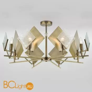 Потолочная люстра Eurosvet Rombo 60110/8 античная бронза