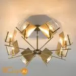 Потолочная люстра Eurosvet Rombo 60110/8 античная бронза - Фото 1