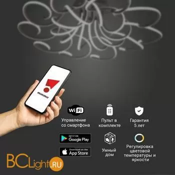 Потолочный светильник Eurosvet Rosca 90236/10 чёрный кофе - Фото 2