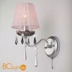 Бра Eurosvet Rosetta 10086/1 серебро/дымчатый хрусталь Strotskis