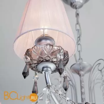 Люстра Eurosvet Rosetta 10086/8 серебро/дымчатый хрусталь Strotskis - Фото 8