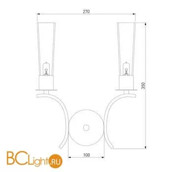 Бра Eurosvet Rosher 60141/2 a060330 - Фото 2