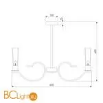 Люстра Eurosvet Rosher 60141/6 хром a060334 a060334 - Фото 1