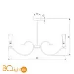 Люстра Eurosvet Rosher 60141/8 хром a060336 a060336 - Фото 1