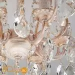 Потолочная люстра Eurosvet Rosita 10022/6 белый с золотом/прозрачный хрусталь Strotskis - Фото 2