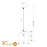 Подвесной светильник Eurosvet Rowan 50200/1 дымчатый - Фото 3