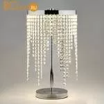 Настольная лампа Eurosvet Royal 80412/1 хром 18W - Фото 1