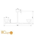 Люстра Eurosvet Rylee 70138/8 хром a057600 - Фото 2