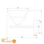 Бра Eurosvet Rylee 70138/1 хром a057594 - Фото 1