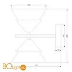 Бра Eurosvet Rylee 70138/2 хром a057595 - Фото 1