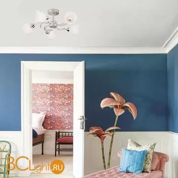 Потолочная люстра Eurosvet Sabrina 30147/5 перламутровое золото - Фото 1