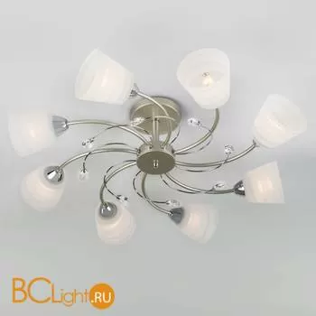 Потолочная люстра Eurosvet Sabrina 30147/8 перламутровое золото - Фото 1