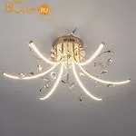 Потолочный светильник Eurosvet Sacura 90087/6 золото 42W - Фото 0