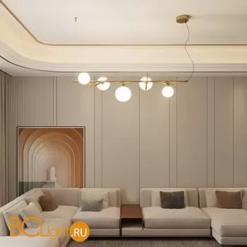 Подвесной светильник Eurosvet Salut 50382/5 латунь a062097 - Фото 0