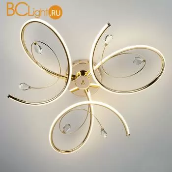 Потолочный светильник Eurosvet Saona 90099/3 золото 54W - Фото 0