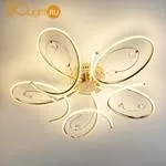 Потолочный светильник Eurosvet Saona 90099/5 золото 90W - Фото 0