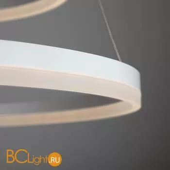 Подвесной светильник Eurosvet Saturn 90078/3 белый 114W - Фото 8