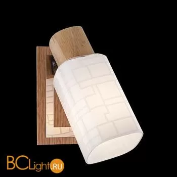 Бра Eurosvet Савьер 20029/1 хром/светлое дерево