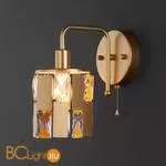 Бра Eurosvet Scoppio 10101/1 перламутровое золото/прозрачный хрусталь Strotskis - Фото 0