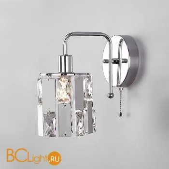 Бра Eurosvet Scoppio 10101/1 хром/прозрачный хрусталь Strotskis