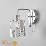 Бра Eurosvet Scoppio 10101/1 хром/прозрачный хрусталь Strotskis