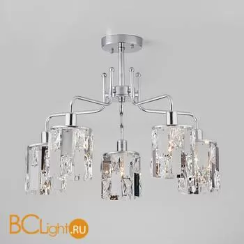 Потолочная люстра Eurosvet Scoppio 10101/5 хром/прозрачный хрусталь Strotskis