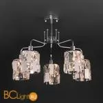 Потолочная люстра Eurosvet Scoppio 10101/5 хром/прозрачный хрусталь Strotskis - Фото 0