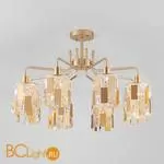 Потолочная люстра Eurosvet Scoppio 10101/8 перламутровое золото/прозрачный хрусталь Strotskis