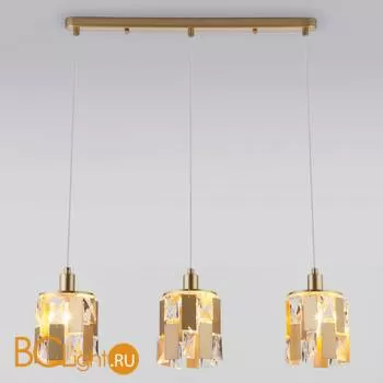 Подвесной светильник Eurosvet Scoppio 50101/3 перламутровое золото