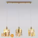 Подвесной светильник Eurosvet Scoppio 50101/3 перламутровое золото