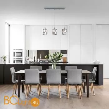 Подвесной светильник Eurosvet Scoppio 50101/3 хром - Фото 0