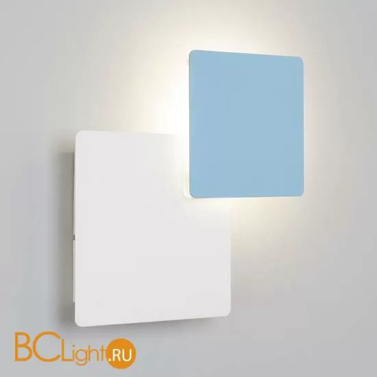 Настенный светильник Eurosvet Screw 40136/1 белый/голубой 6W