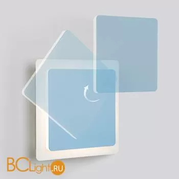 Настенный светильник Eurosvet Screw 40136/1 белый/голубой 6W - Фото 3