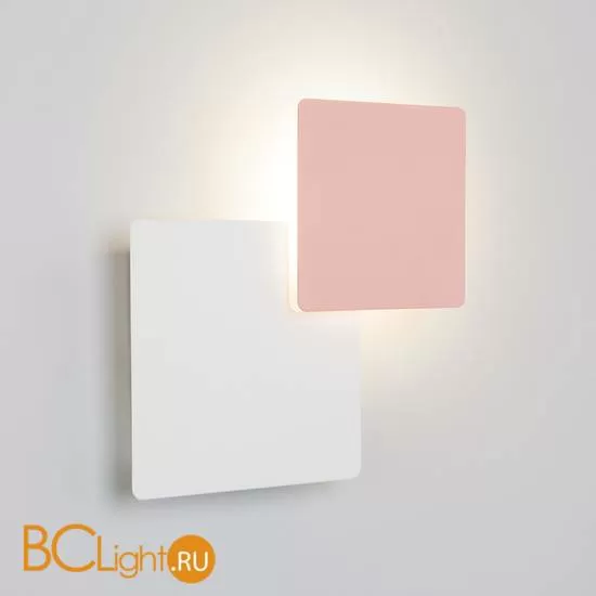 Настенный светильник Eurosvet Screw 40136/1 белый/розовый 6W