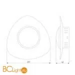 Настенный светильник Eurosvet Scuro 40151/1 LED белый a047277 - Фото 5