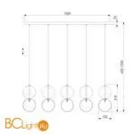 Подвесной светильник Eurosvet Selisa 50092/5 a060588 - Фото 2