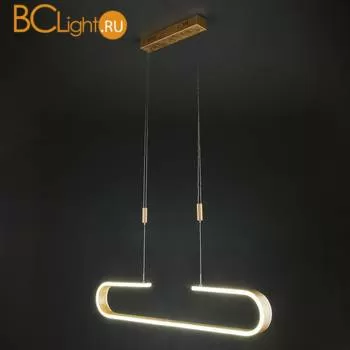 Подвесной светильник Eurosvet Sender 90072/1 золотой 30W - Фото 3