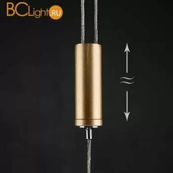 Подвесной светильник Eurosvet Sender 90072/1 золотой 30W - Фото 4