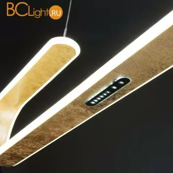 Подвесной светильник Eurosvet Sender 90072/1 золотой 30W - Фото 6