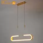 Подвесной светильник Eurosvet Sender 90072/1 золотой 30W - Фото 1