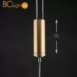 Подвесной светильник Eurosvet Sender 90072/1 золотой 30W - Фото 4