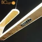 Подвесной светильник Eurosvet Sender 90072/1 золотой 30W - Фото 6