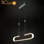 Подвесной светильник Eurosvet Sender 90072/1 серебряный 30W - Фото 1