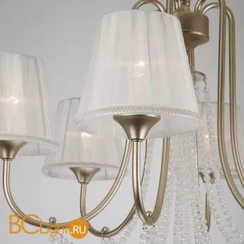 Люстра Eurosvet Serenata 10088/6 перламутровое золото Strotskis - Фото 4