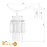 Бра Eurosvet Sevilia 10119/1 хром - Фото 2