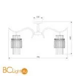 Люстра Eurosvet Sevilia 10119/8 хром - Фото 1