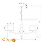 Люстра Eurosvet Shantel 60111/6 хром - Фото 3