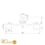 Люстра Eurosvet Shantel 60111/8 хром - Фото 3