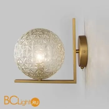 Настенный светильник Eurosvet Shape 70131/1 латунь - Фото 0
